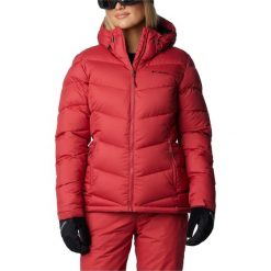 Kurtka Columbia Abbott Peak Ii. Czerwone kurtki damskie Columbia, bez wzorów, bez kaptura. Za 843.99 zł.
