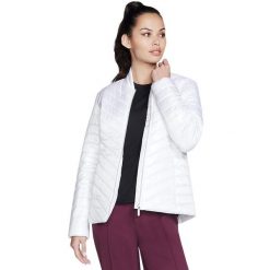 Kurtka Skechers Goshield Shine Jacket, Kobiety. Białe kurtki damskie Skechers, bez wzorów, z poliesteru, bez kaptura. Za 490.00 zł.