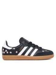 Adidas Sneakersy Samba Og KK3387 Czarny. Czarne buty sportowe dziewczęce Adidas, ze skóry, bez zapięcia. Za 299.99 zł.