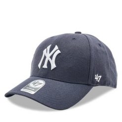 Czapka z daszkiem 47 Brand. Niebieskie czapki z daszkiem damskie 47 Brand, bez wzorów. Za 79.99 zł.