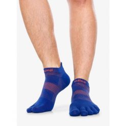 Skarpety biegowe Injinji Run Lightweight No-Show. Niebieskie skarpetki damskie Injinji, bez wzorów. Za 69.99 zł.