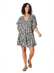 Aller Simplement Sukienka w kolorze czarno-białym rozmiar: 38/40. Białe sukienki damskie Aller Simplement, bez wzorów, klasyczne, bez ramiączek. Za 83.22 zł.