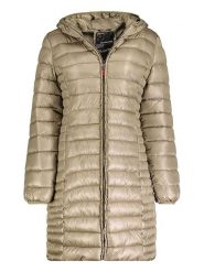 Geographical Norway Płaszcz pikowany "Annecy" w kolorze beżowym rozmiar: 140. Brązowe płaszcze damskie Geographical Norway, bez wzorów, bez kaptura. Za 184.89 zł.