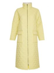MOSS COPENHAGEN Płaszcz pikowany "Whitney" w kolorze żółtym rozmiar: XS/S. Żółte płaszcze damskie Moss Copenhagen, s, bez wzorów, bez kaptura. Za 251.95 zł.