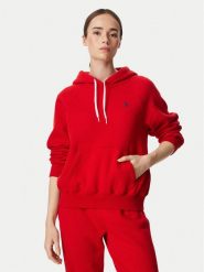 Polo Ralph Lauren Bluza 211971698510 Czerwony Regular Fit. Czerwone bluzy damskie Polo Ralph Lauren, l, bez wzorów, z bawełny, bez kaptura. Za 859.99 zł.