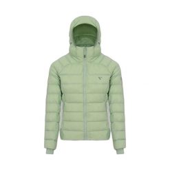 Damska kurtka z kapturem Mac In A Sac. Zielone kurtki damskie Mac In A Sac, bez wzorów, z puchu, z kapturem. Za 615.50 zł.