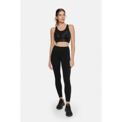 Legginsy fitness damskie Misty Cardiobunny z wysokim stanem. Czarne legginsy damskie Cardio Bunny, s, bez wzorów. Za 49.99 zł.