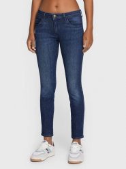 Wrangler Dżinsy - Skinny fit - w kolorze granatowym rozmiar: W28/L34. Niebieskie jeansy damskie Wrangler. Za 181.95 zł.