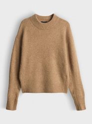 OPUS Sweter "Pitan" w kolorze karmelowym rozmiar: 34. Brązowe swetry klasyczne damskie Opus, z wełny, bez kołnierzyka. Za 229.95 zł.