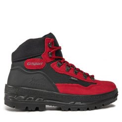 Trekkingi Grisport. Czerwone obuwie trekkingowe damskie Grisport, bez zapięcia. Za 249.99 zł.