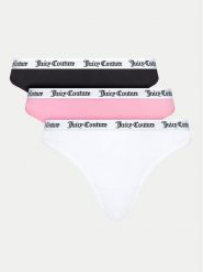 Juicy Couture Komplet 3 par stringów Diana JCLTH224571 Kolorowy. Komplety bielizny Juicy Couture, bez wzorów, z bawełny. Za 139.99 zł.