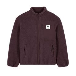 Kurtka z podszewką Sherpa - Klasyczny krój / Recyklingowana (Bordowa). Czerwone kurtki damskie SURF MONKEY, s, bez wzorów, z materiału, bez kaptura. Za 649.95 zł.