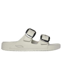 Klapki złota gwiazda damskie Skechers Arch Fit Cali Breeze. Brązowe klapki damskie Skechers, bez wzorów, bez obcasa, bez zapięcia. Za 290.00 zł.