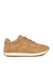 Beverly Hills Polo Club Sneakersy EO-V12-1187 Brązowy. Brązowe obuwie sportowe damskie Beverly Hills Polo Club, ze skóry, bez zapięcia. Za 299.99 zł.