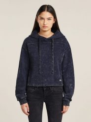 G-Star Bluza w kolorze granatowym rozmiar: XL. Niebieskie bluzy damskie G-Star, xl, bez wzorów, z bawełny, z kapturem. Za 175.67 zł.