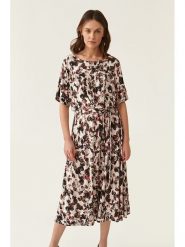 TATUUM Sukienka w kolorze czarnym rozmiar: M. Białe sukienki damskie TATUUM, bez wzorów, z tkaniny, bez ramiączek. Za 140.20 zł.