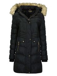 Canadian Peak Parka "Badonneak" w kolorze czarnym rozmiar: XXL. Czarne parki damskie Canadian Peak, xxl, bez kaptura. Za 228.38 zł.