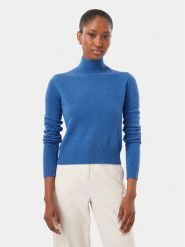 Marella Golf Zucca 2623366212 Niebieski Regular Fit. Niebieskie golfy damskie Marella, s, bez wzorów, z wełny, bez ramiączek. Za 1,079.00 zł.