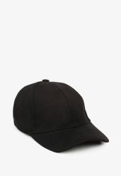 Czarna Klasyczna Czapka z Daszkiem Tusira. Czarne czapki z daszkiem damskie Born2be, bez wzorów, z jeansu. Za 39.99 zł.