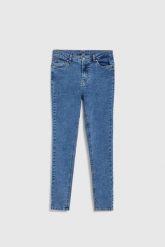 Jeansy skinny niebieskie. Niebieskie rurki damskie MOODO, bez wzorów, z bawełny. Za 139.99 zł.