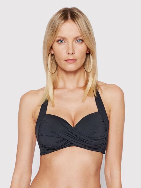 Seafolly Góra od bikini S.Collective Twist 30806-942 Czarny. Czarne bikini Seafolly, bez wzorów, z syntetyku. Za 238.99 zł.