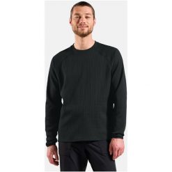 Bluza bez kaptura Odlo Mid Layer CUBIC. Czarne bluzy damskie ODLO, l, bez wzorów, z dzianiny, bez kaptura. Za 269.99 zł.