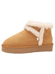 Kangaroos Botki "K-UW Platform" w kolorze jasnobrązowym rozmiar: 39. Brązowe botki damskie KangaROOS, bez obcasa, na platformie, bez zapięcia. Za 126.99 zł.