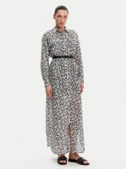 MICHAEL Michael Kors Sukienka koszulowa MS582UXH7F Czarny Relaxed Fit. Czarne sukienki damskie MICHAEL Michael Kors, bez wzorów, z bawełny, bez ramiączek. Za 859.99 zł.