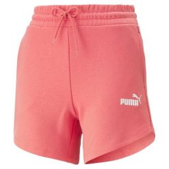 Krótkie spodenki damskie Puma ESS 5''. Czerwone spodenki sportowe damskie Puma, s, bez wzorów, na fitness i siłownię. Za 102.99 zł.