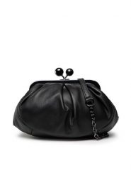 Weekend Max Mara Torebka Prati 55160122600 Czarny. Czarne torebki wieczorowe damskie Weekend Max Mara, bez wzorów, ze skóry, bez dodatków. Za 1,199.00 zł.