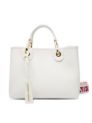 Emporio Armani Torebka EW000361 AF12103 M0034 Biały. Białe torebki klasyczne damskie Emporio Armani, ze skóry, bez dodatków. Za 1,209.00 zł.