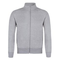 Fruit of the Loom Lekka Bluza Rozpinana Szara. Szare bluzy damskie Fruit of the Loom, m, bez wzorów, z bawełny, bez kaptura. Za 169.99 zł.
