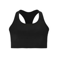 Biustonosz dla kobiet Athlecia Myolie. Czarne biustonosze sportowe damskie Athlecia, bez wzorów, z elastanu. Za 149.00 zł.