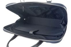 Torba skórzana na laptopa BARBERINI'S 899-28 c. szara. Szare torby na laptopa Barberinis, ze skóry, na ramię, małe, bez dodatków. Za 349.99 zł.