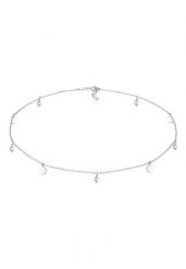 Elli Damski Choker w stylu boho w srebrze próby 925 Sterling Silver Naszyjniki 1 ct. Szare naszyjniki damskie Elli, srebrne. Za 249.89 zł.
