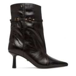 Botki GINO ROSSI. Brązowe botki damskie Gino Rossi, bez obcasa, na szpilce, bez zapięcia. Za 429.99 zł.