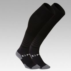 Skarpety piłkarskie Kipsta Viralto Club. Fioletowe skarpetki damskie KIPSTA, bez wzorów, z bawełny. Za 29.99 zł.