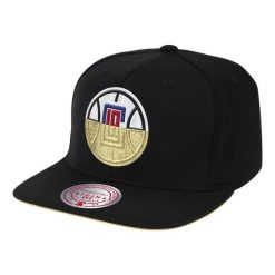 Czapka z daszkiem bejsbolówka Mitchell & Ness NBA Los Angeles Clippers. Czarne czapki z daszkiem damskie Mitchell & Ness, bez wzorów. Za 109.00 zł.