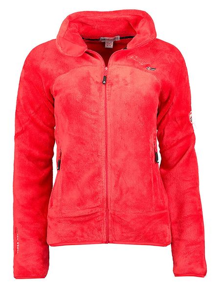 Geographical Norway Kurtka polarowa "Upaline" w kolorze czerwonym rozmiar: M. Czerwone kurtki damskie Geographical Norway, m, bez wzorów, z polaru, bez kaptura. Za 100.52 zł.