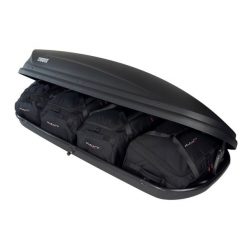 Torby Do Boksu Dachowego Thule Touring M 4Szt Kjust. Czarne torby podróżne KJUST, bez wzorów. Za 796.00 zł.