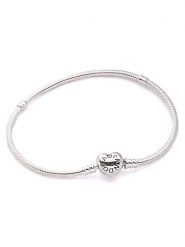 Pandora Srebrna bransoletka rozmiar: 19 cm. Szare bransoletki damskie Pandora, srebrne. Za 233.33 zł.