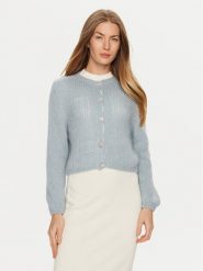 ViCOLO Kardigan 33013S Błękitny Regular Fit. Niebieskie kardigany damskie ViCOLO, l, bez wzorów, z syntetyku. Za 159.99 zł.