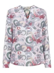 Camel Active Bluzka w kolorze lawendowo-jagodowym rozmiar: XL. Różowe bluzki damskie Camel Active, xl, bez wzorów, z wiskozy, bez kołnierzyka, bez ramiączek. Za 136.13 zł.