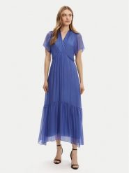 Haveone Sukienka letnia AFF-N006 Niebieski Loose Fit. Niebieskie sukienki damskie Haveone, bez wzorów, z wiskozy, bez ramiączek. Za 349.99 zł.