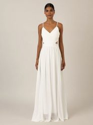 APART Sukienka w kolorze białym rozmiar: 38. Białe sukienki damskie Apart, bez wzorów, bez ramiączek. Za 288.18 zł.