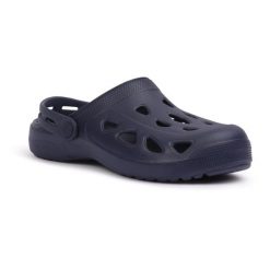 Trespass Charter - Sandały unisex granatowe. Niebieskie sandały damskie Trespass, bez wzorów, bez obcasa, bez zapięcia. Za 252.99 zł.