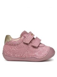 Geox Sneakersy B Tutim Girl B9440B 007NF C8233 Różowy. Czerwone buty sportowe dziewczęce Geox, ze skóry, bez zapięcia. Za 179.99 zł.