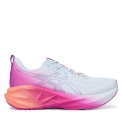 Buty do biegania Asics. Niebieskie obuwie sportowe damskie Asics, bez zapięcia, do biegania. Za 679.99 zł.