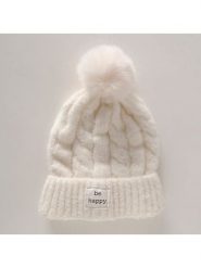 Boltze Czapka "Elly" w kolorze kremowym rozmiar: onesize. Brązowe czapki damskie Boltze, bez wzorów. Za 92.21 zł.