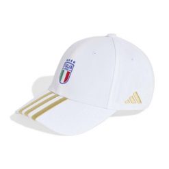 Czapka Adidas Sport Figc Bb Cap Dorośli. Białe czapki damskie Adidas, bez wzorów, z materiału. Za 176.22 zł.